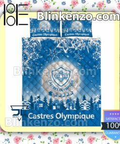 Castres Olympique Christmas Duvet Cover a