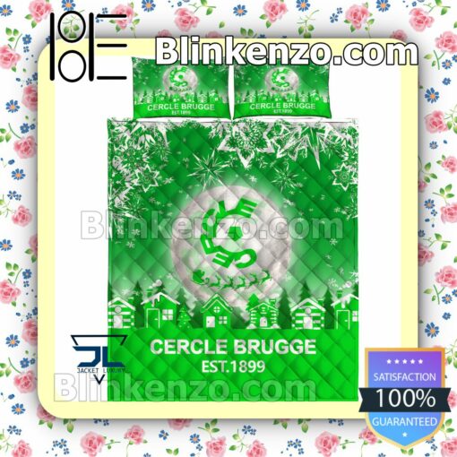 Cercle Brugge K.s.v. Est 1899 Christmas Duvet Cover a