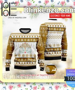 Chang Brand Print Christmas Sweater