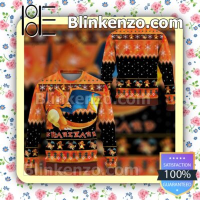 Charizard Christmas Pullover Sweaters