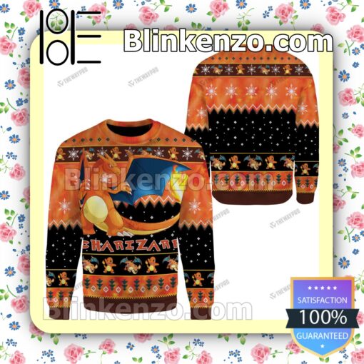 Charizard Christmas Pullover Sweaters b