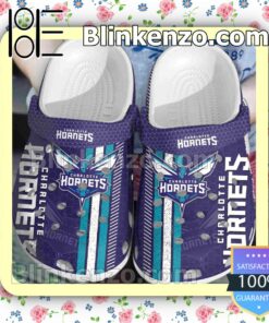 Charlotte Hornets Hive Pattern Clogs