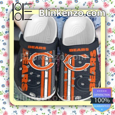 Chicago Bear Hive Pattern Clogs