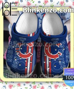 Chicago Cubs Hive Pattern Clogs