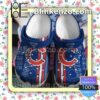 Chicago Cubs Metal Pattern Clogs