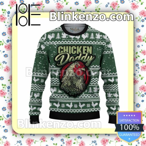 Chicken Daddy Christmas Pullover Sweaters