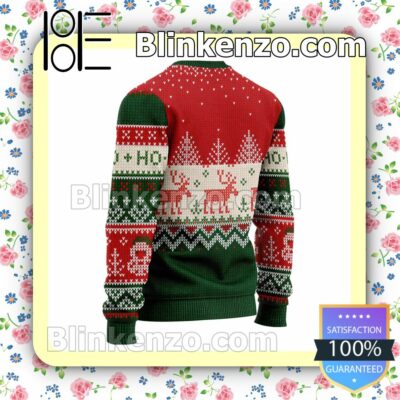 Christmas Bros Santa And Jesus Christmas Pullover Sweatshirts a