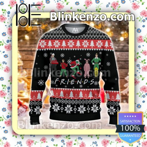 Christmas Friends Christmas Pullover Sweaters