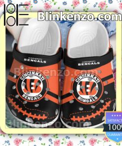 Cincinnati Bengals Logo Football Clogs