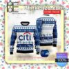 Citigroup Brand Print Christmas Sweater