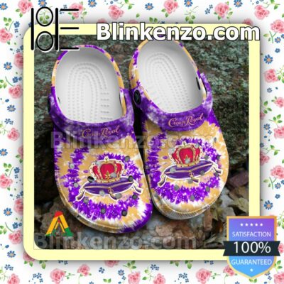 Classic Tie Dye Graphic Crown Royal Halloween Clogs
