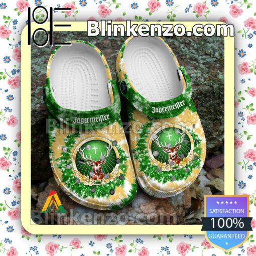 Classic Tie Dye Graphic Jagermeister Halloween Clogs