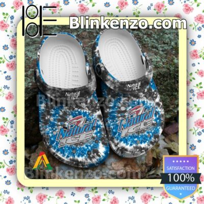 Classic Tie Dye Graphic Natural Ice Halloween Clogs