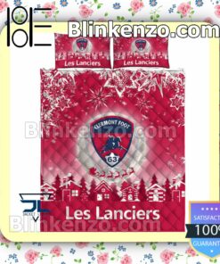 Clermont Foot 63 Les Lanciers Christmas Duvet Cover a