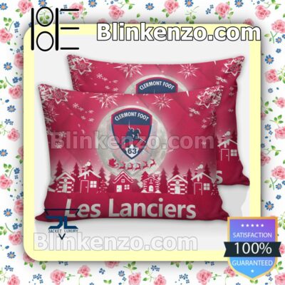 Clermont Foot 63 Les Lanciers Christmas Duvet Cover c