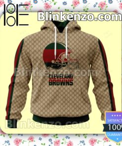 Cleveland Browns Gucci NFL Zipper Fleece Hoodie