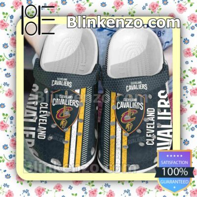 Cleveland Cavaliers Hive Pattern Clogs