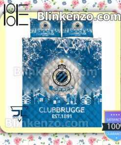 Club Brugge Est 1891 Christmas Duvet Cover a