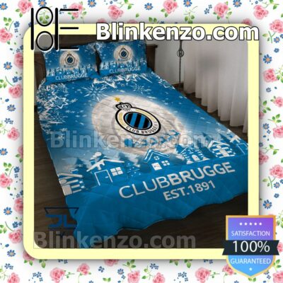 Club Brugge Est 1891 Christmas Duvet Cover b