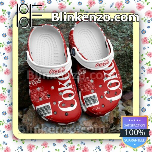 Coca Cola Coke Label Clogs