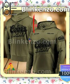Coors Light Army Uniforms Hoodie