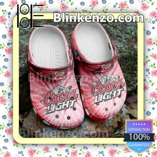 Coors Light Tie Dye Clogs