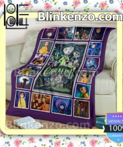 Coraline Horror Cartoon Quilted Blanket y