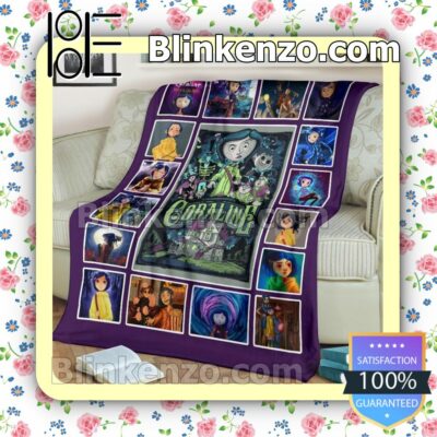 Coraline Horror Cartoon Quilted Blanket y