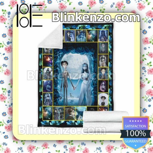 Corpse Bride Movie Quilted Blanket b