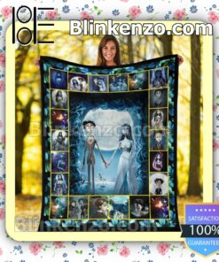 Corpse Bride Movie Quilted Blanket c