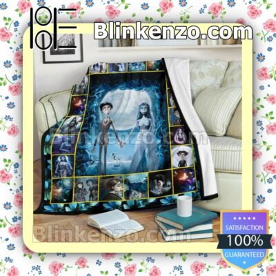 Corpse Bride Movie Quilted Blanket y