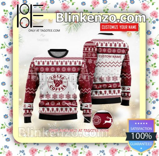 Costa Coffee Brand Christmas Sweater