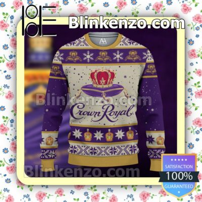Crown Royal Whiskey Christmas Pullover Sweaters
