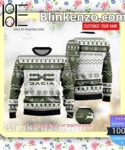 Dacia Brand Print Christmas Sweater