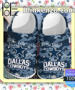 Dallas Cowboys Camouflage Clogs