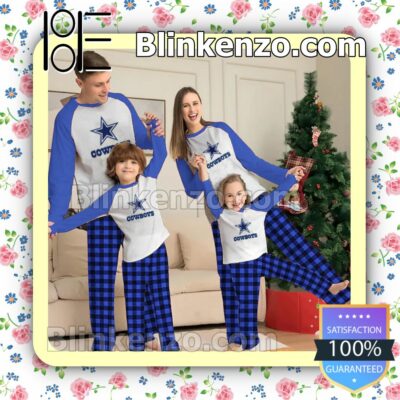 Dallas Cowboys Family Matching Christmas Pajamas Set