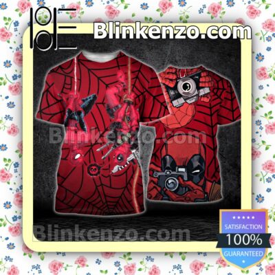 Deadpool And Spiderman Women Tank Top Pant Set a