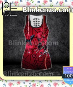 Deadpool And Spiderman Women Tank Top Pant Set c