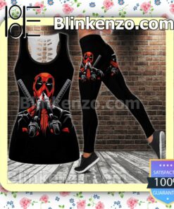 Deadpool In My Defense I Was Left Unsupervised Women Tank Top Pant Set