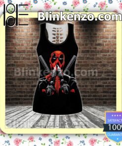 Deadpool In My Defense I Was Left Unsupervised Women Tank Top Pant Set c