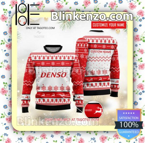 Denso Brand Print Christmas Sweater
