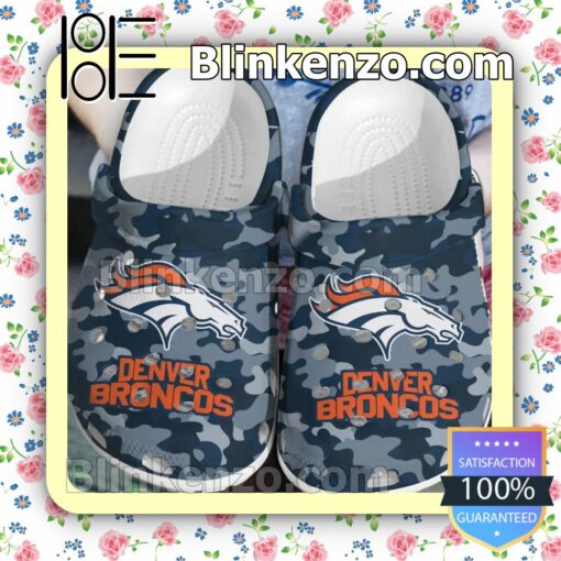 Denver Broncos Camouflage Clogs