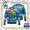 Detroit Lions Baby Groot And Grinch Christmas NFL Sweatshirts