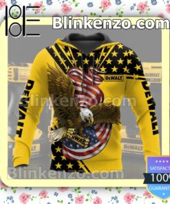 Dewalt Eagle American Flag Hooded Sweatshirt