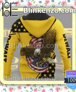 Dewalt Eagle American Flag Hooded Sweatshirt a