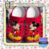 Disney Mickey Mouse Red Halloween Clogs