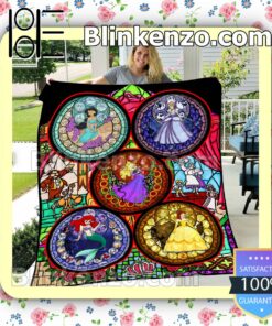 Disney Princess Stained Glass Cozy Blanket