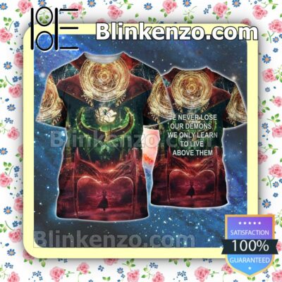 Doctor Strange And Scarlet Witch We Never Lose Our Demons We Only Learn To Live Above Them Women Tank Top Pant Set a