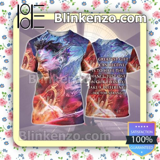Doctor Strange The Greatest Gift We Can Receive Is To Have The Chance Women Tank Top Pant Set a