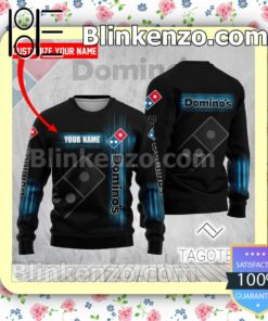 Domino's Pizza Uniform T-shirt, Long Sleeve Tee b